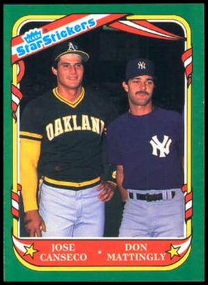131 Jose Canseco, Don Mattingly CL